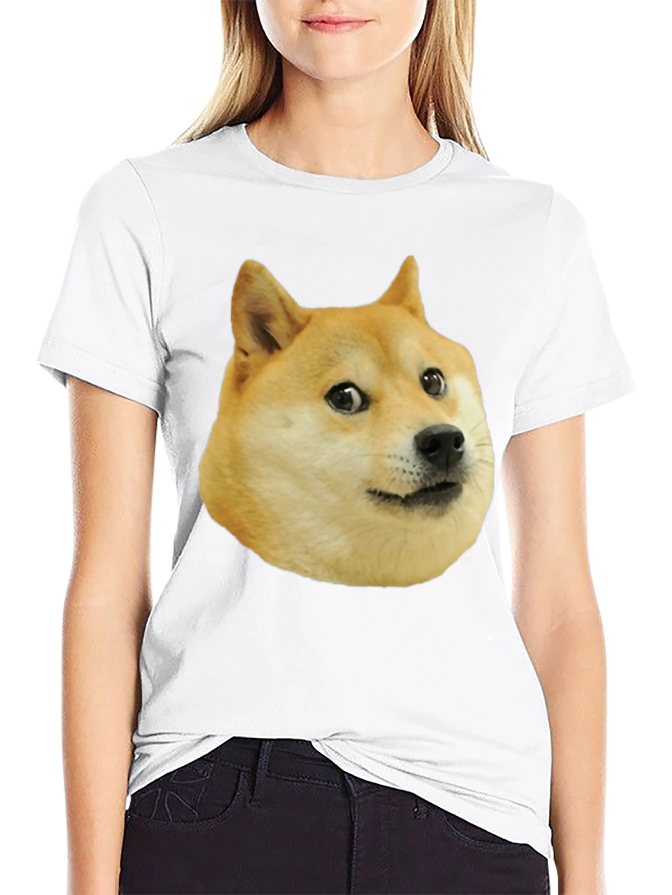 Doge Meme Black T-Shirt - Funny Novelty Tee
