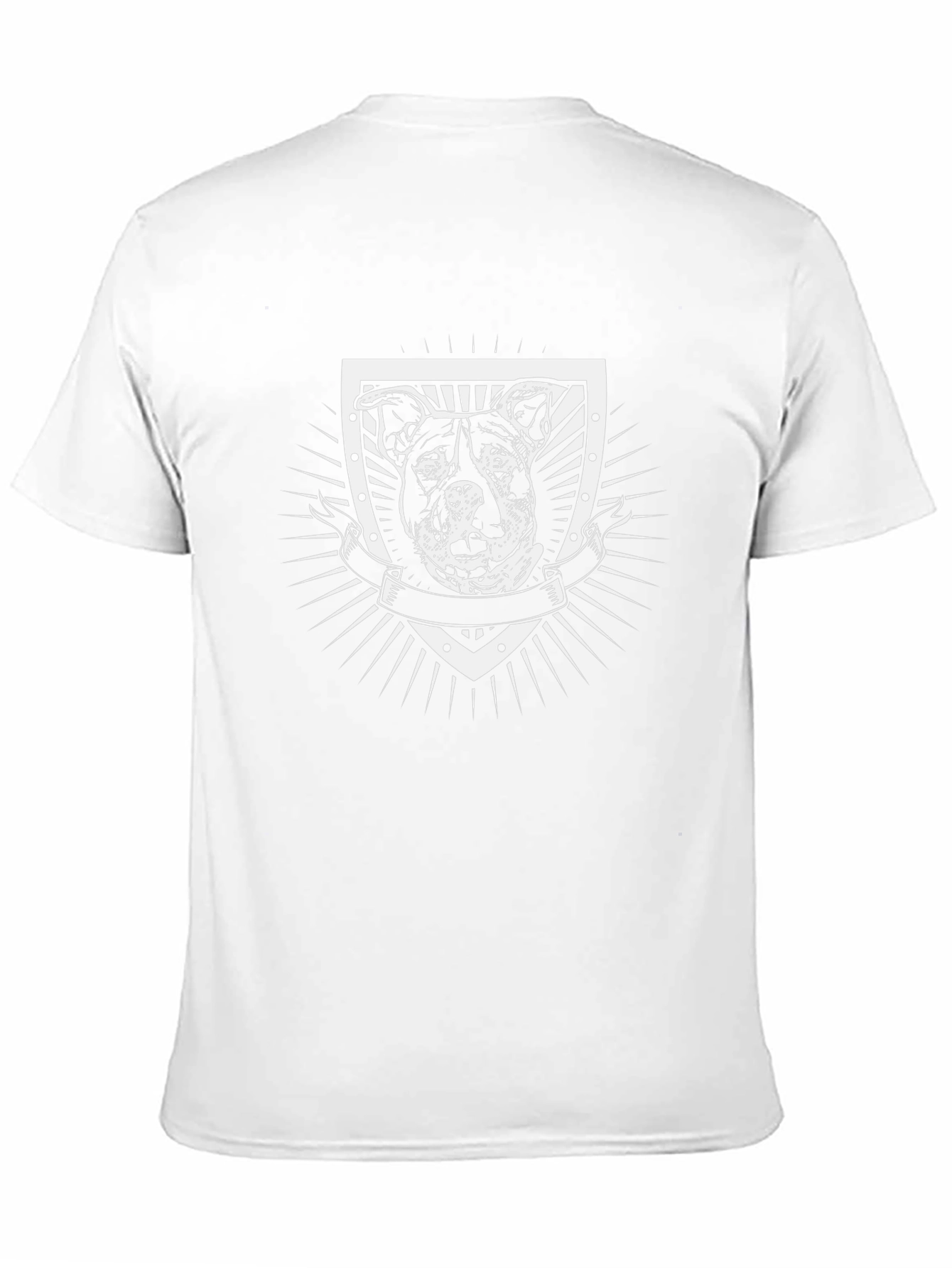 Dog Graphic Tee - Black Cotton Blend