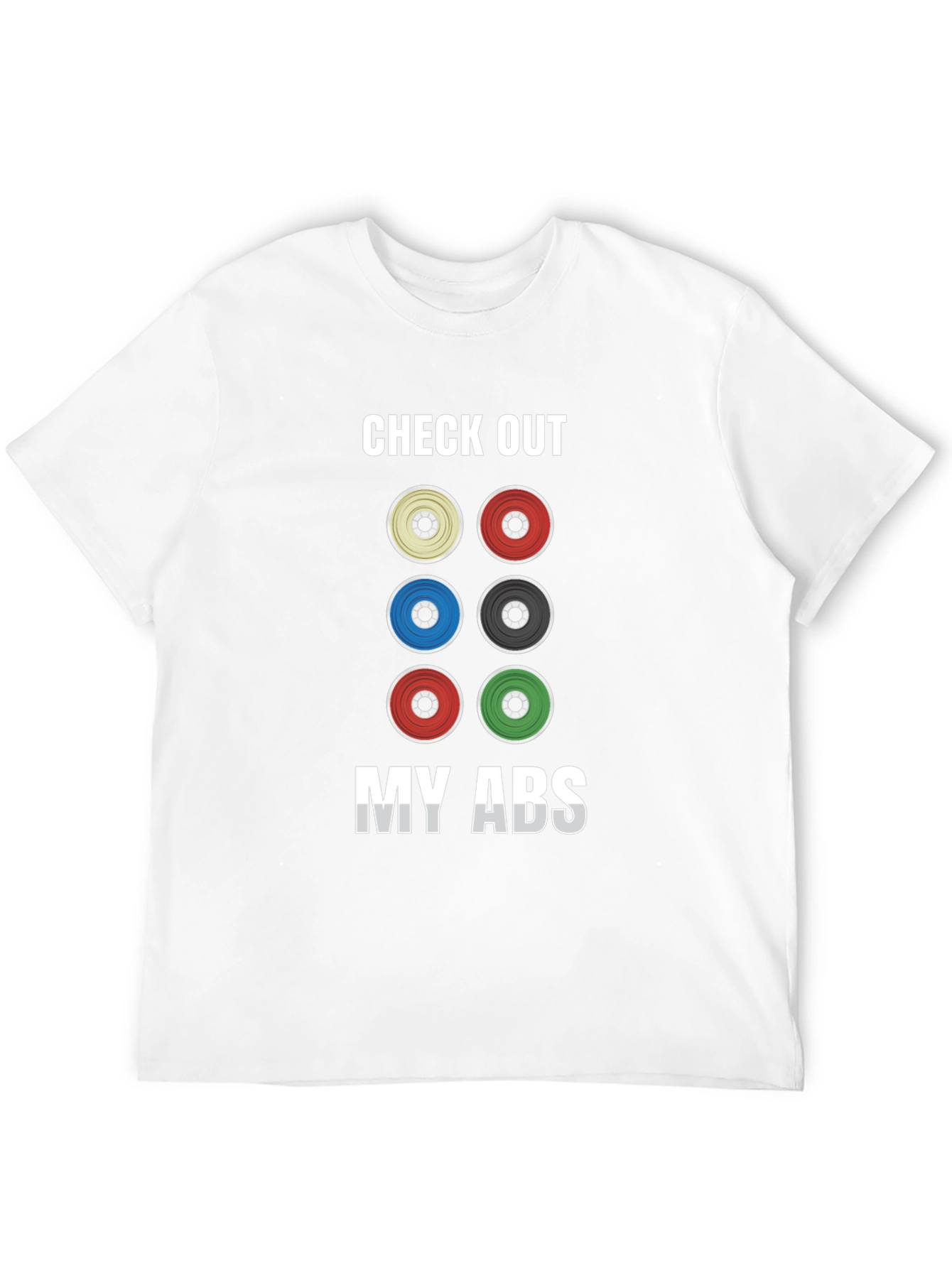 Check Out My Abs Weight Lifting T-Shirt