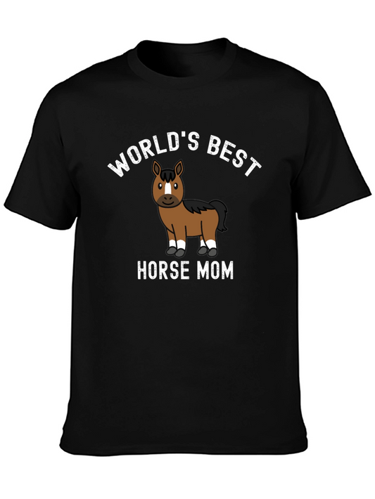 Worlds Best Horse Mom T-Shirt
