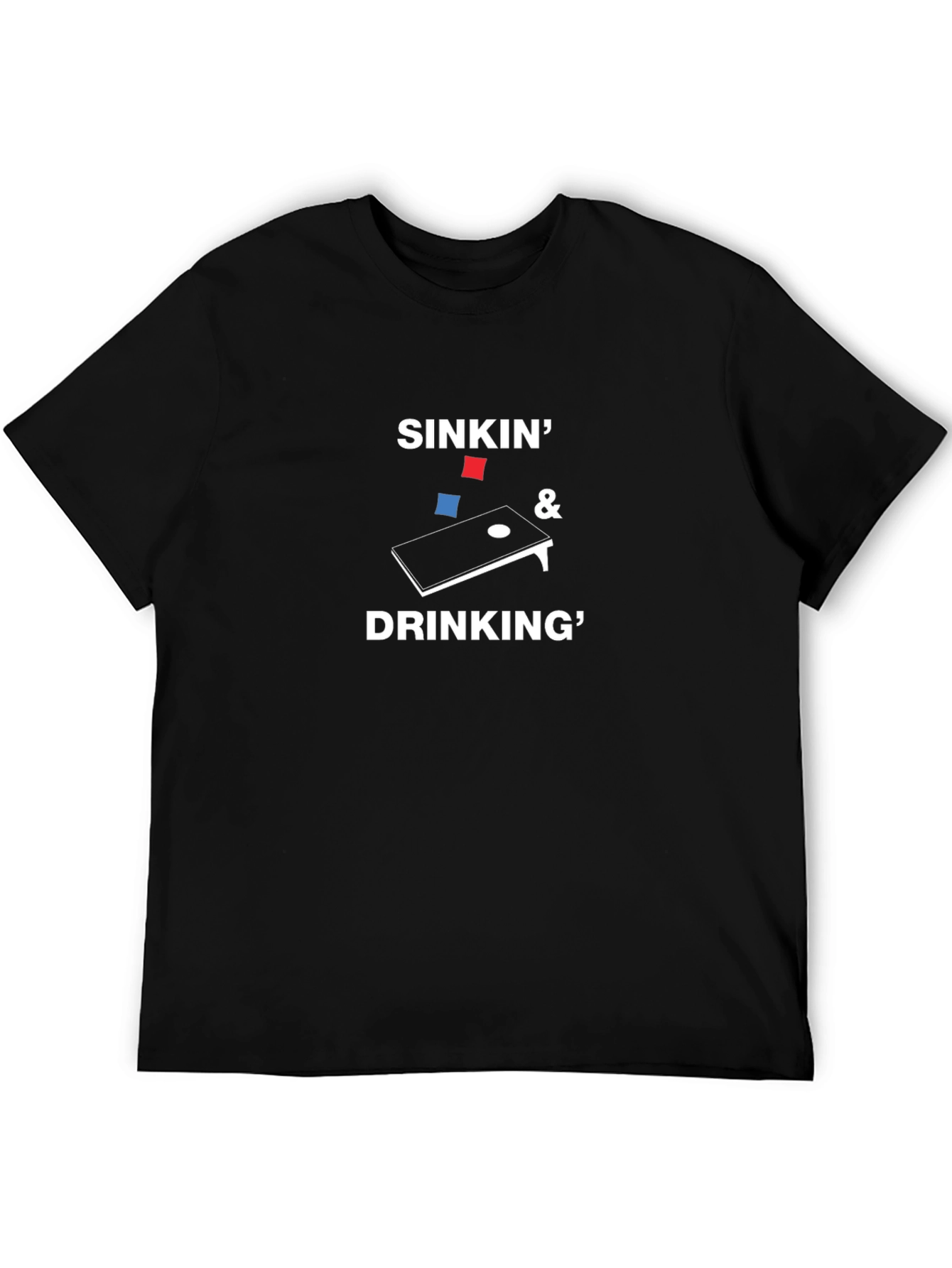Sinkin & Drinkin Cornhole T-Shirt