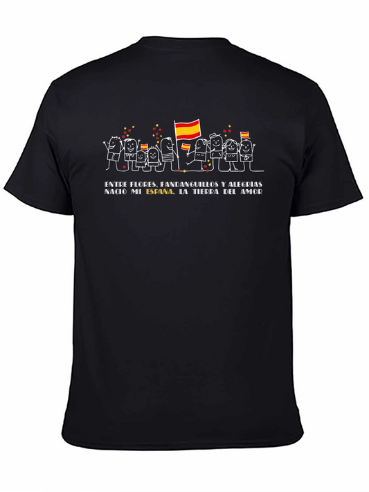 España Pride Black Tee - Land of Love