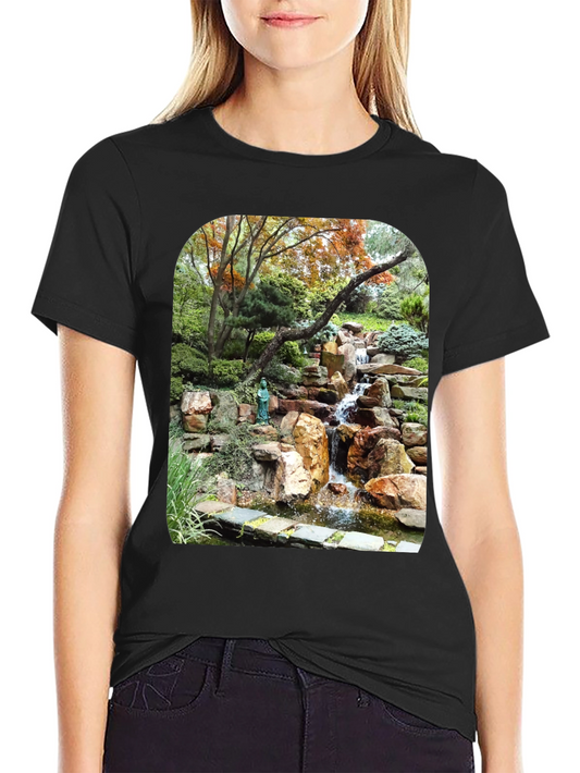 Waterfall Graphic Tee - Nature Lovers T-Shirt