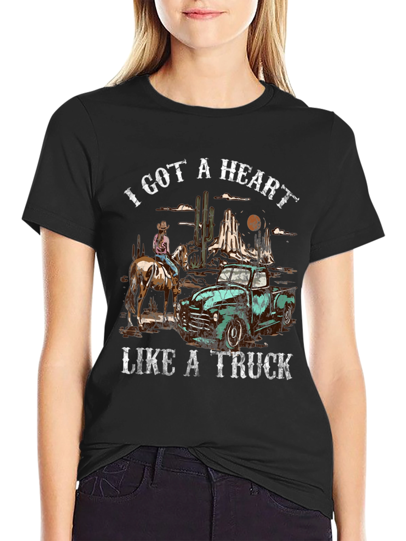 I Got A Heart Like A Truck Graphic Tee