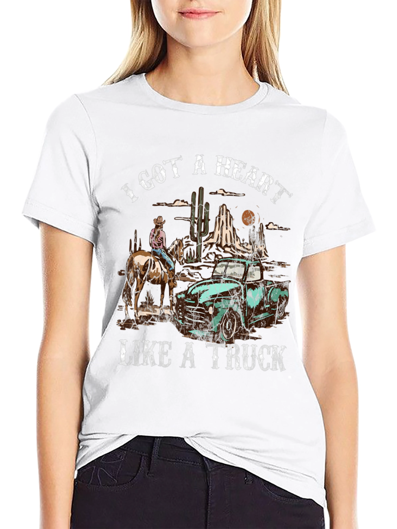 I Got A Heart Like A Truck Graphic Tee