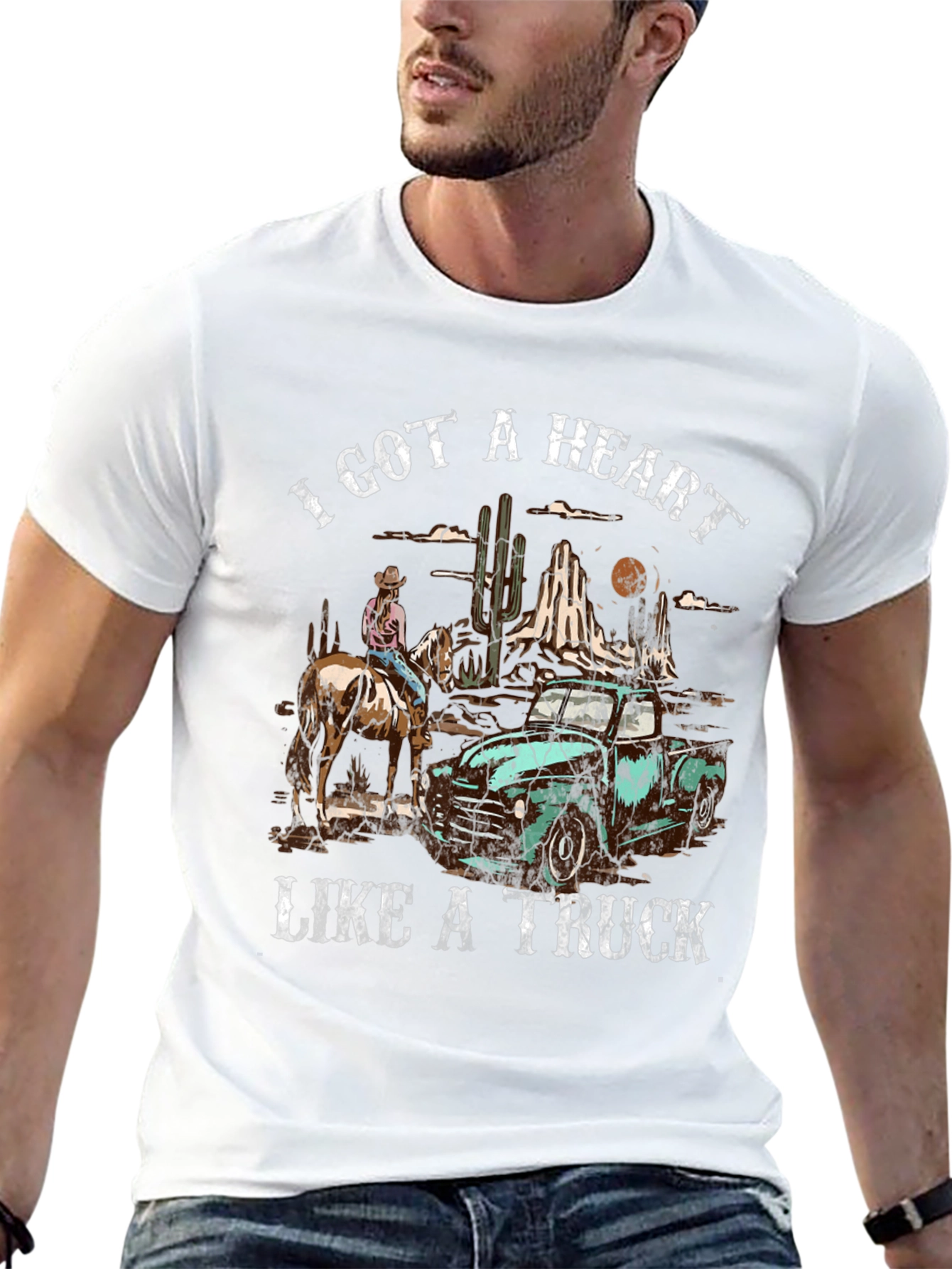 I Got A Heart Like A Truck Graphic Tee