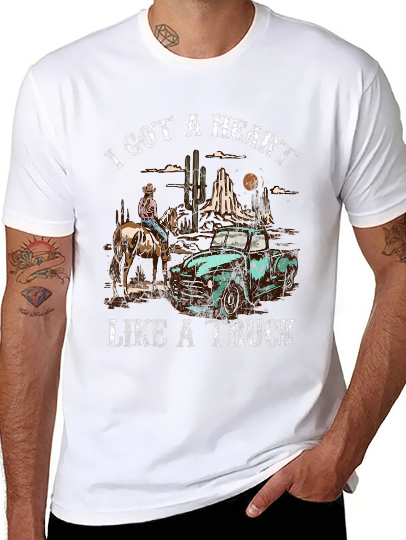 I Got A Heart Like A Truck Graphic Tee