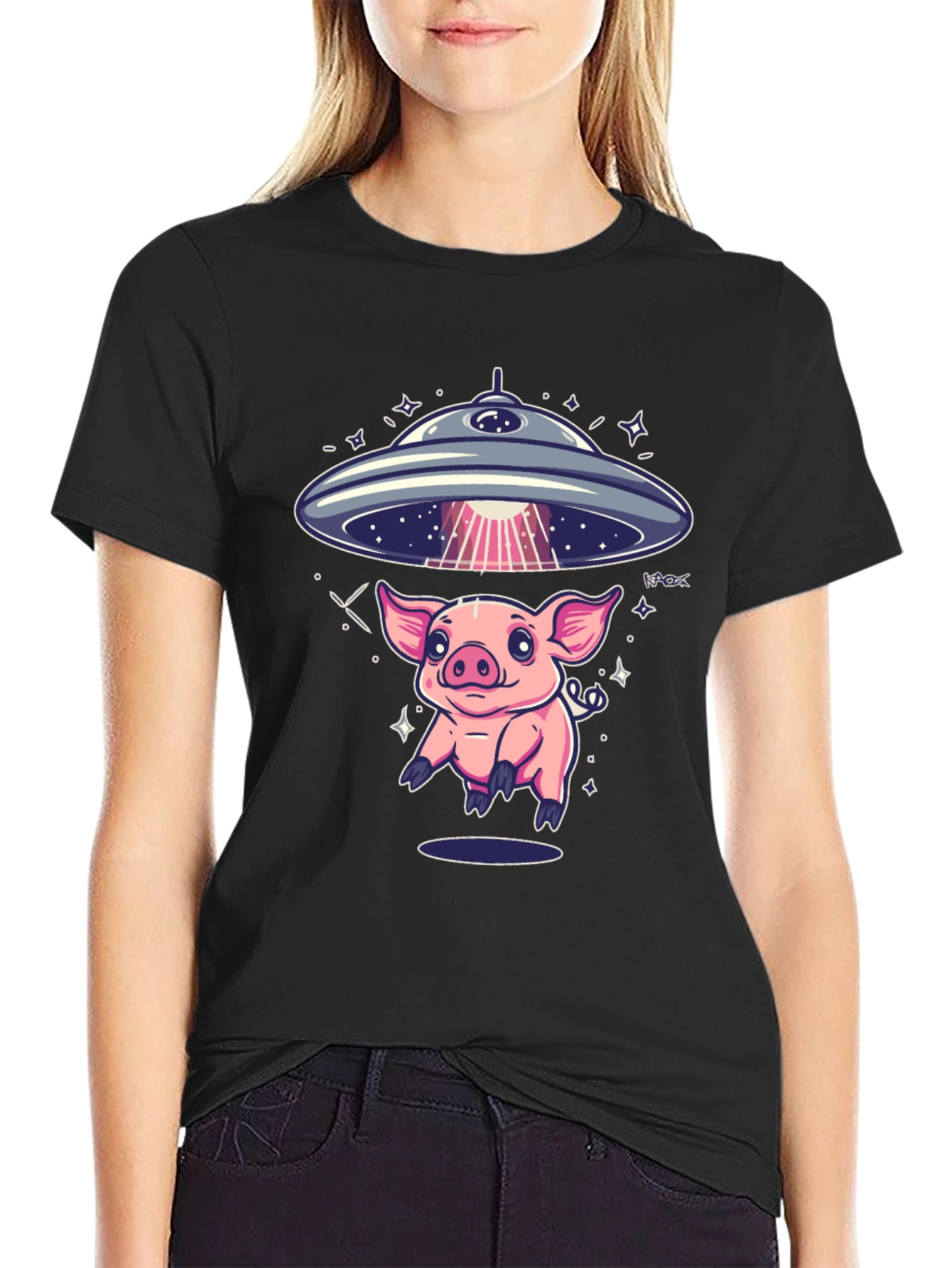UFO Pig Abduction T-Shirt