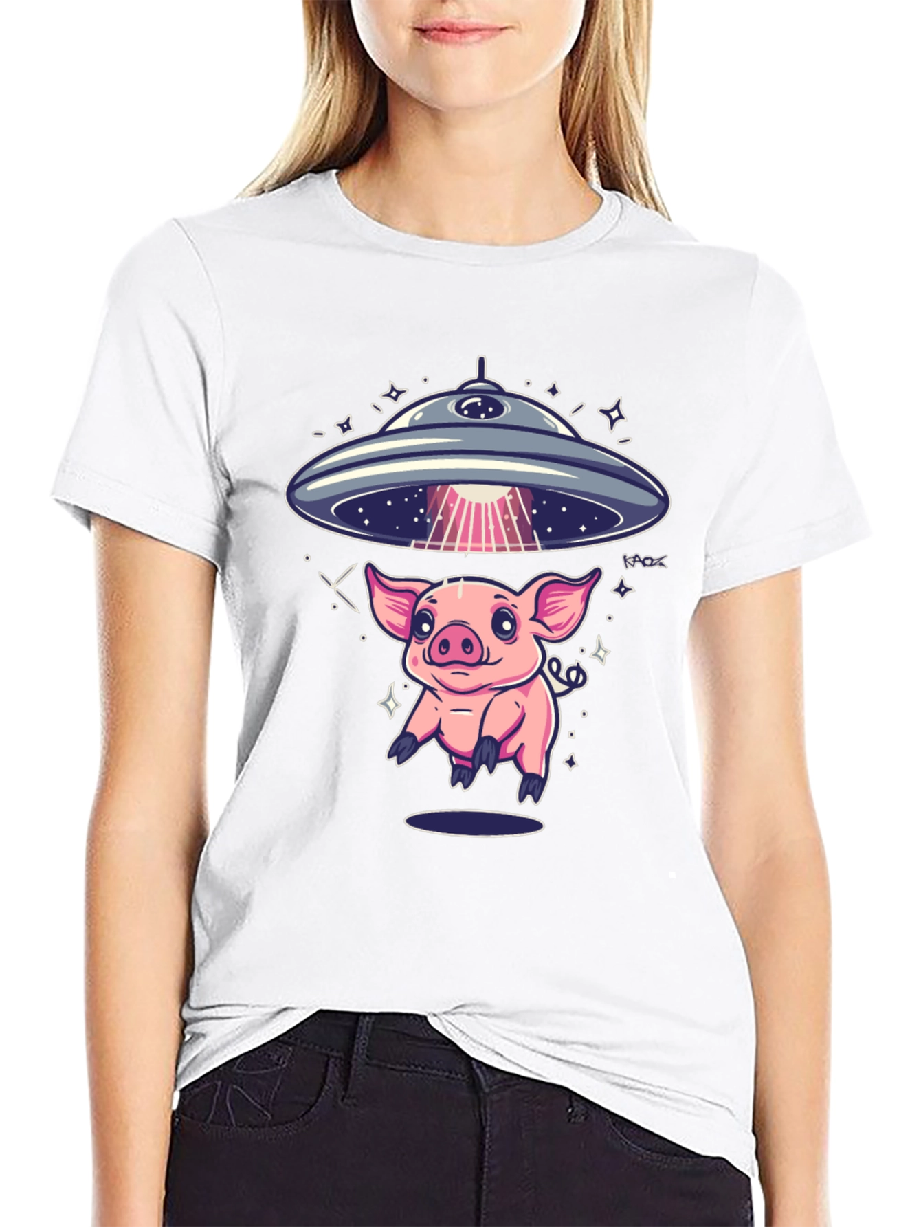 UFO Pig Abduction T-Shirt