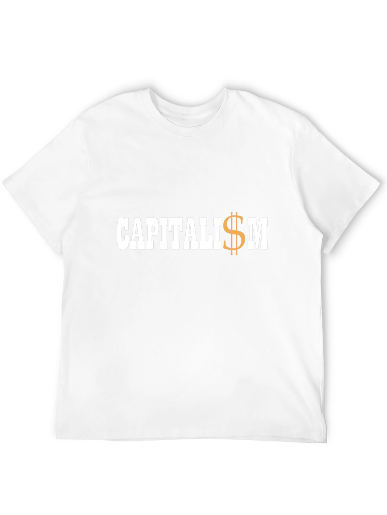 Capitalism Dollar Sign Graphic Black T-Shirt