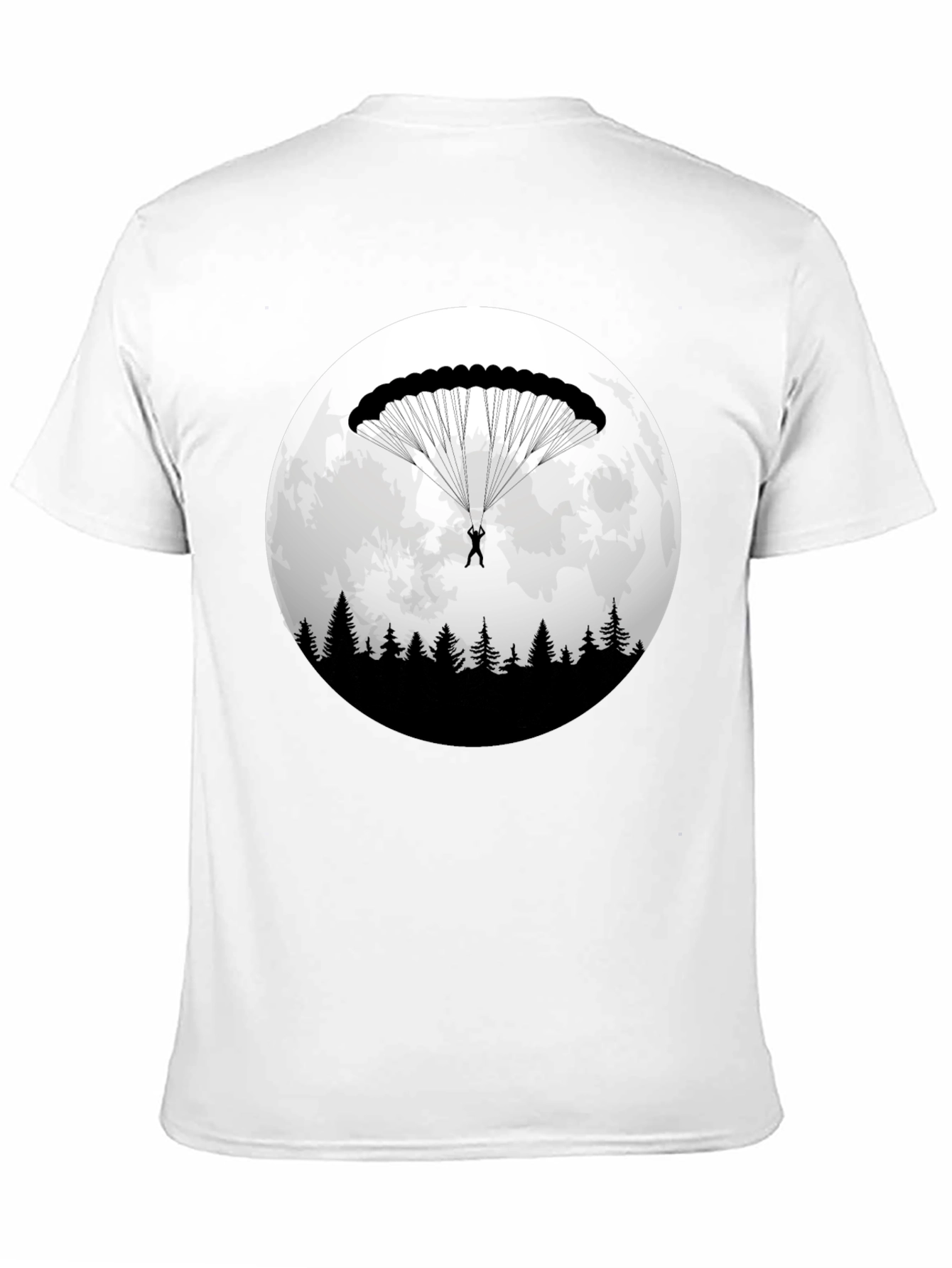 Parachute Moon T-Shirt: Adventure Awaits!