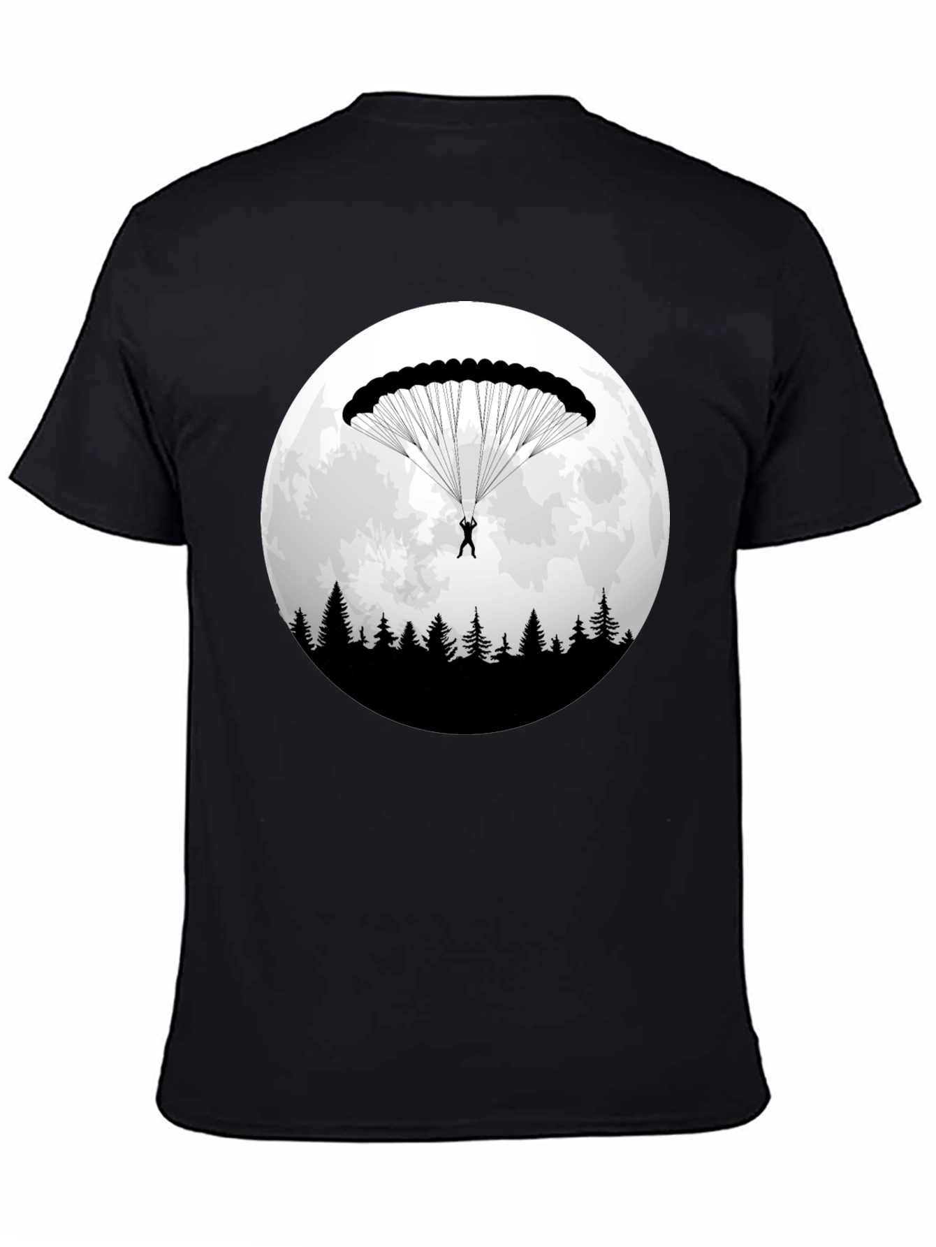 Parachute Moon T-Shirt: Adventure Awaits!