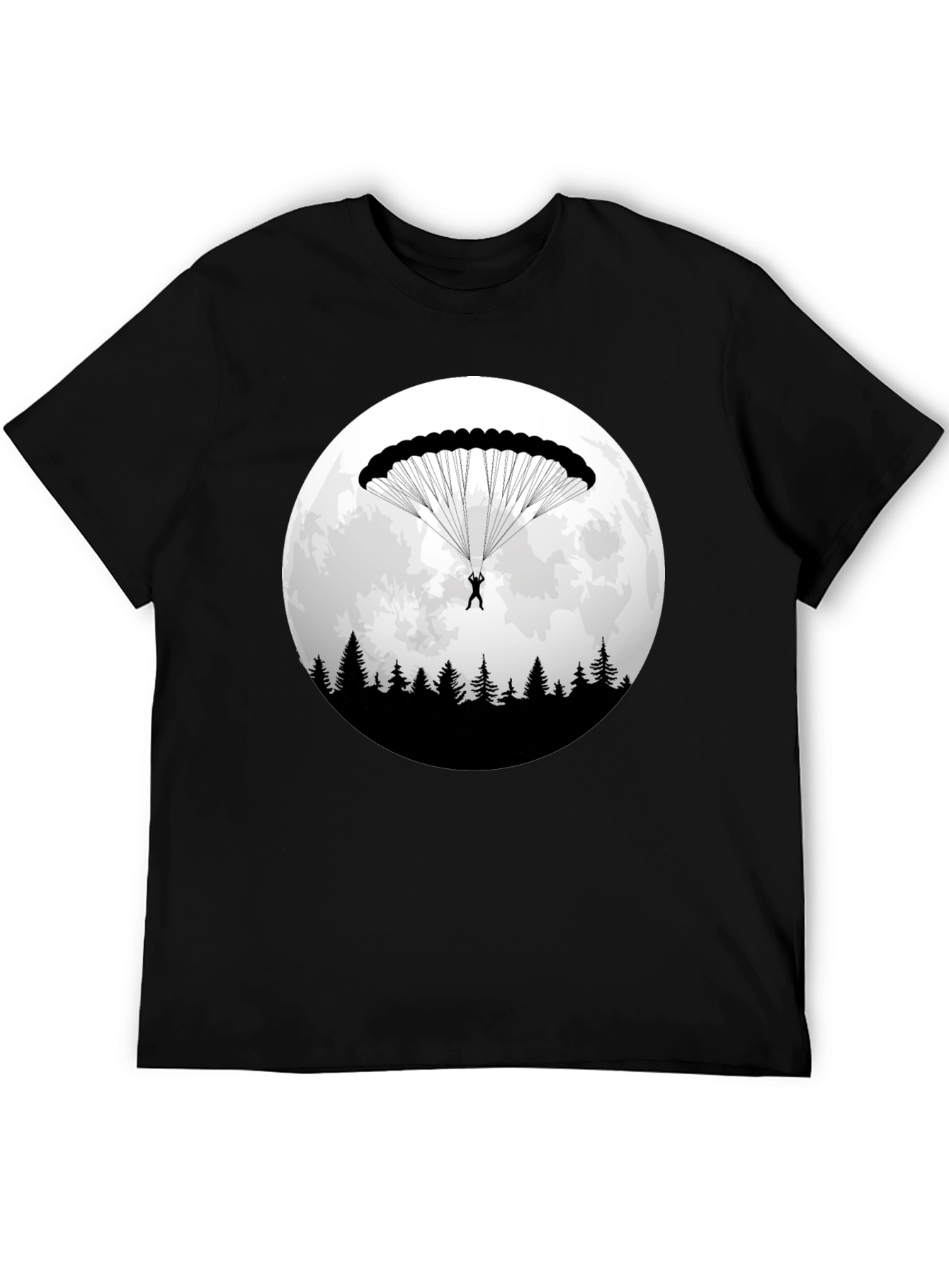 Parachute Moon T-Shirt: Adventure Awaits!