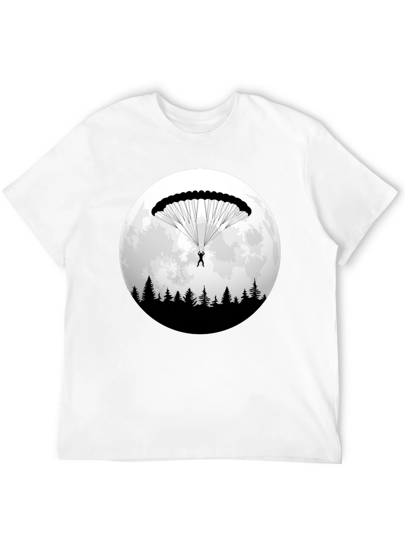 Parachute Moon T-Shirt: Adventure Awaits!