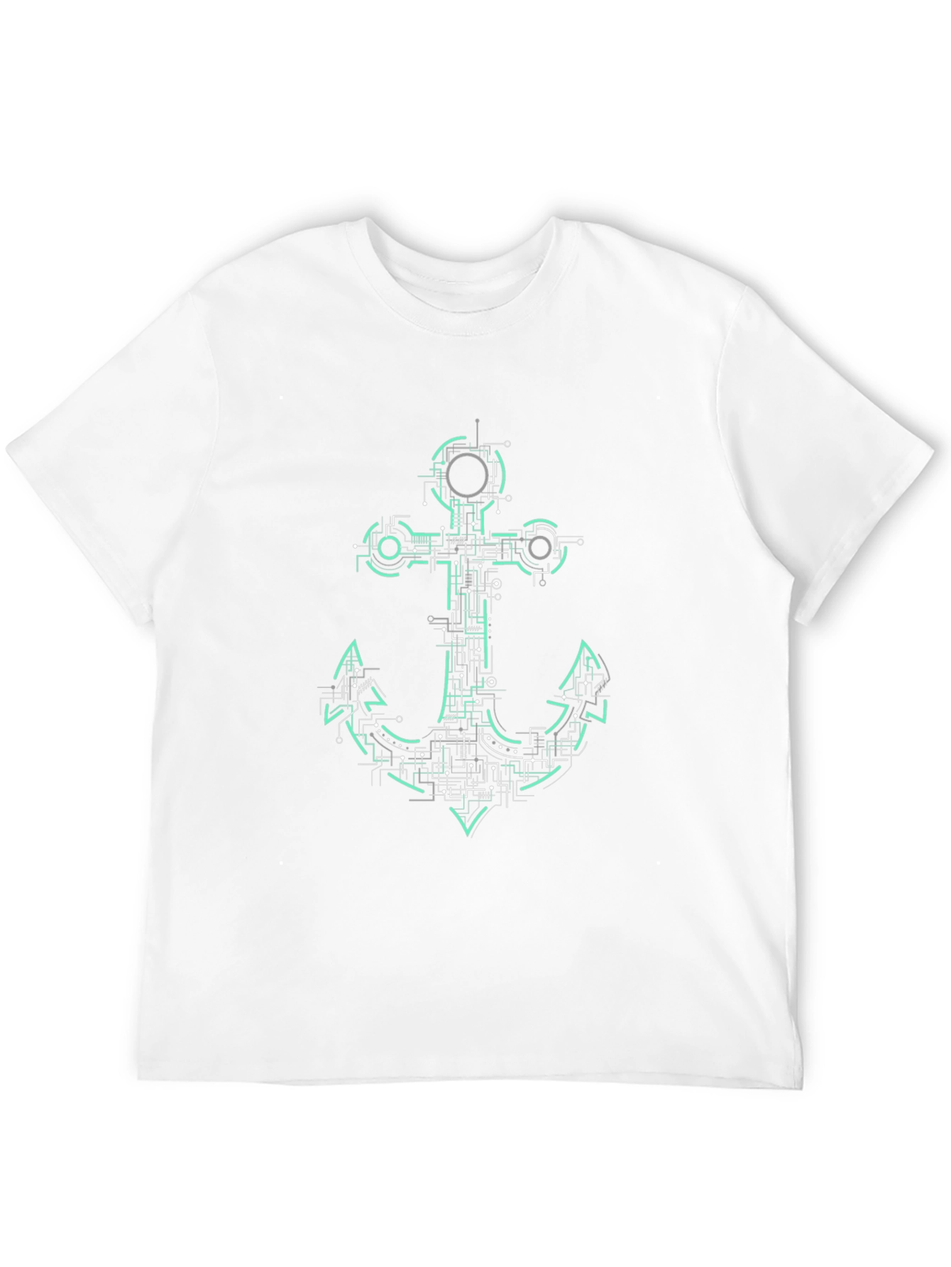 Tech Anchor Graphic Black T-Shirt