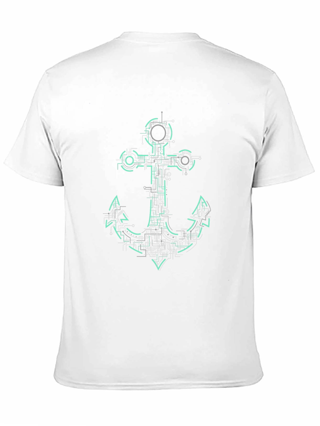 Tech Anchor Graphic Black T-Shirt