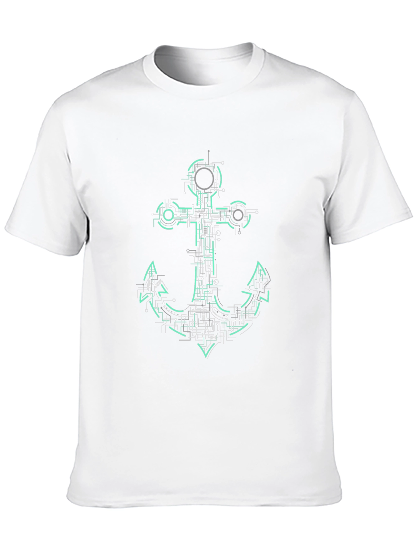 Tech Anchor Graphic Black T-Shirt