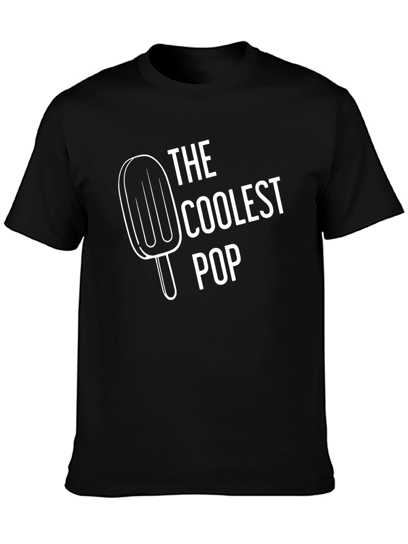 Coolest Pop Graphic T-Shirt - Black