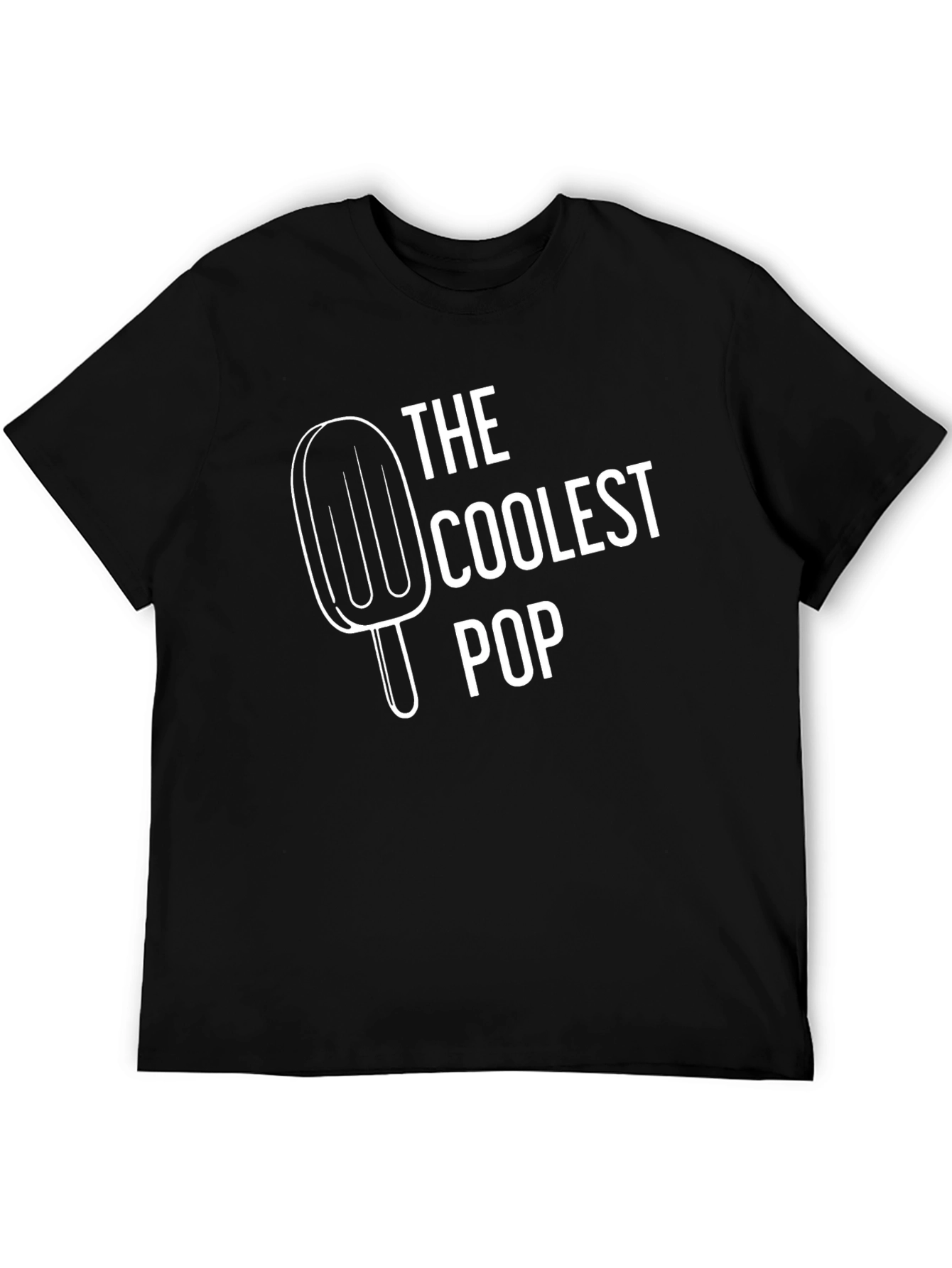 Coolest Pop Graphic T-Shirt - Black