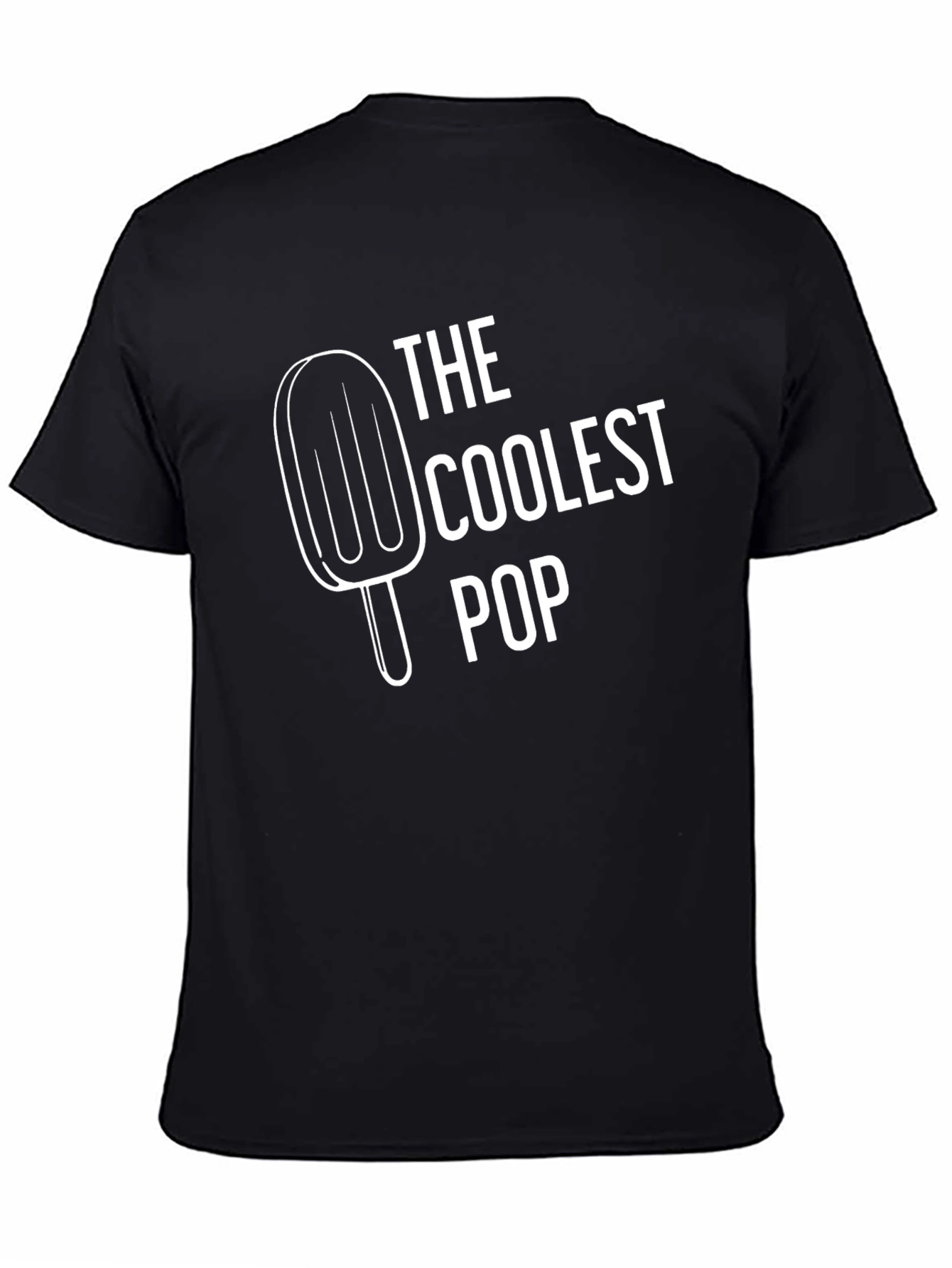 Coolest Pop Graphic T-Shirt - Black