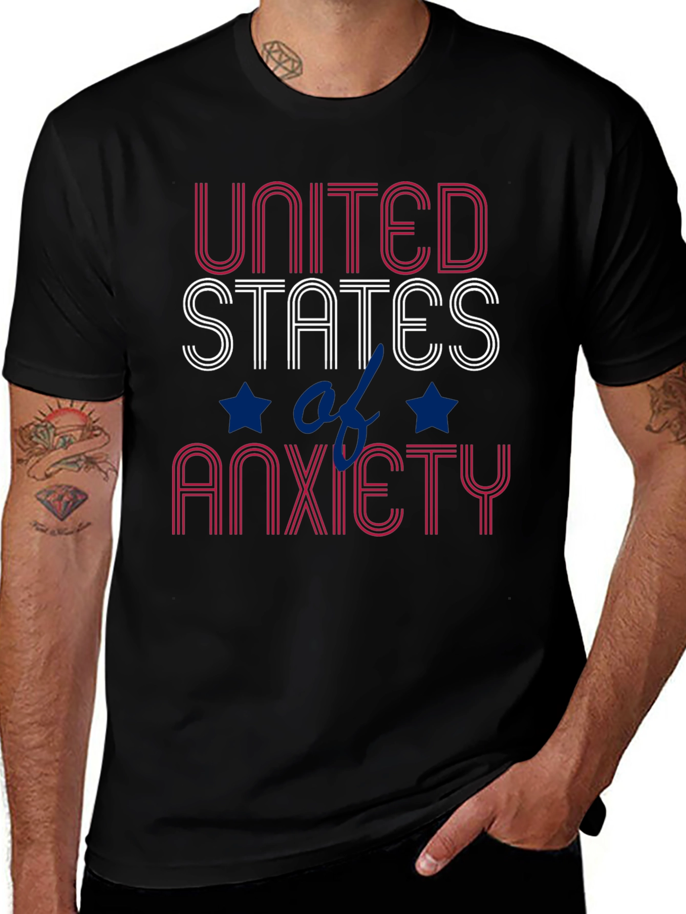 United States of Anxiety Graphic Tee