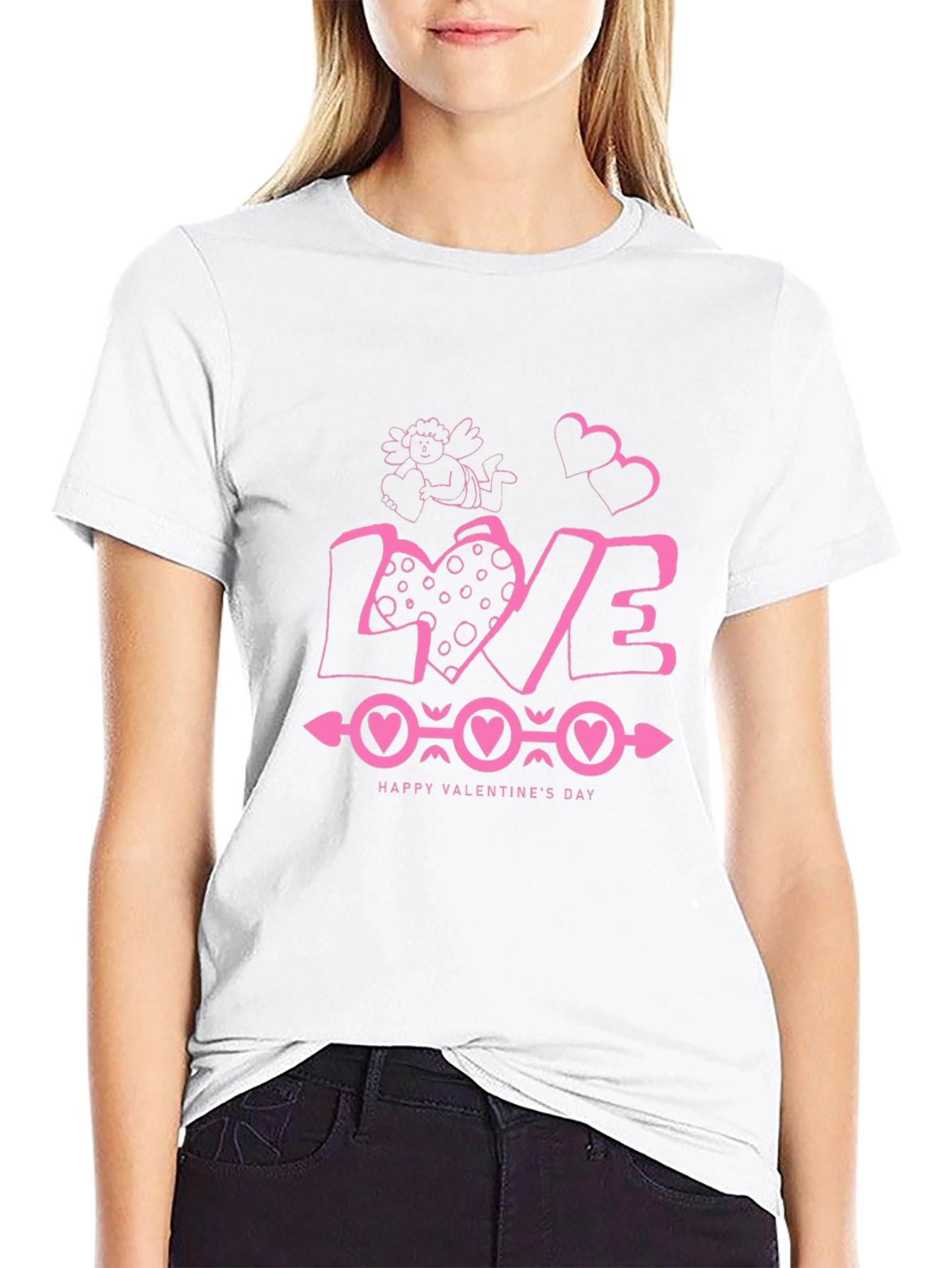 Valentines Day Black T-Shirt
