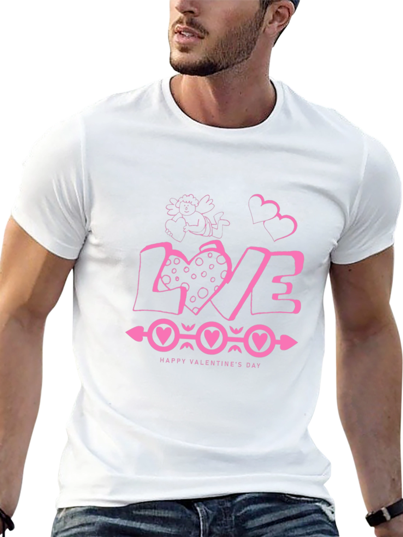 Valentines Day Black T-Shirt
