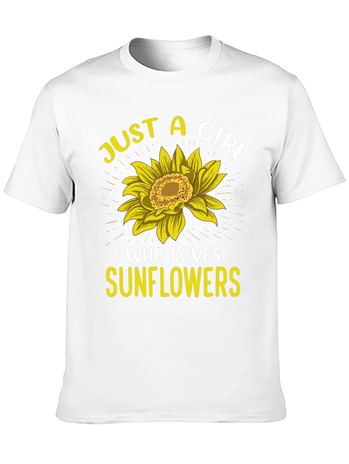 Sunflower Lover Graphic T-Shirt - Just a Girl