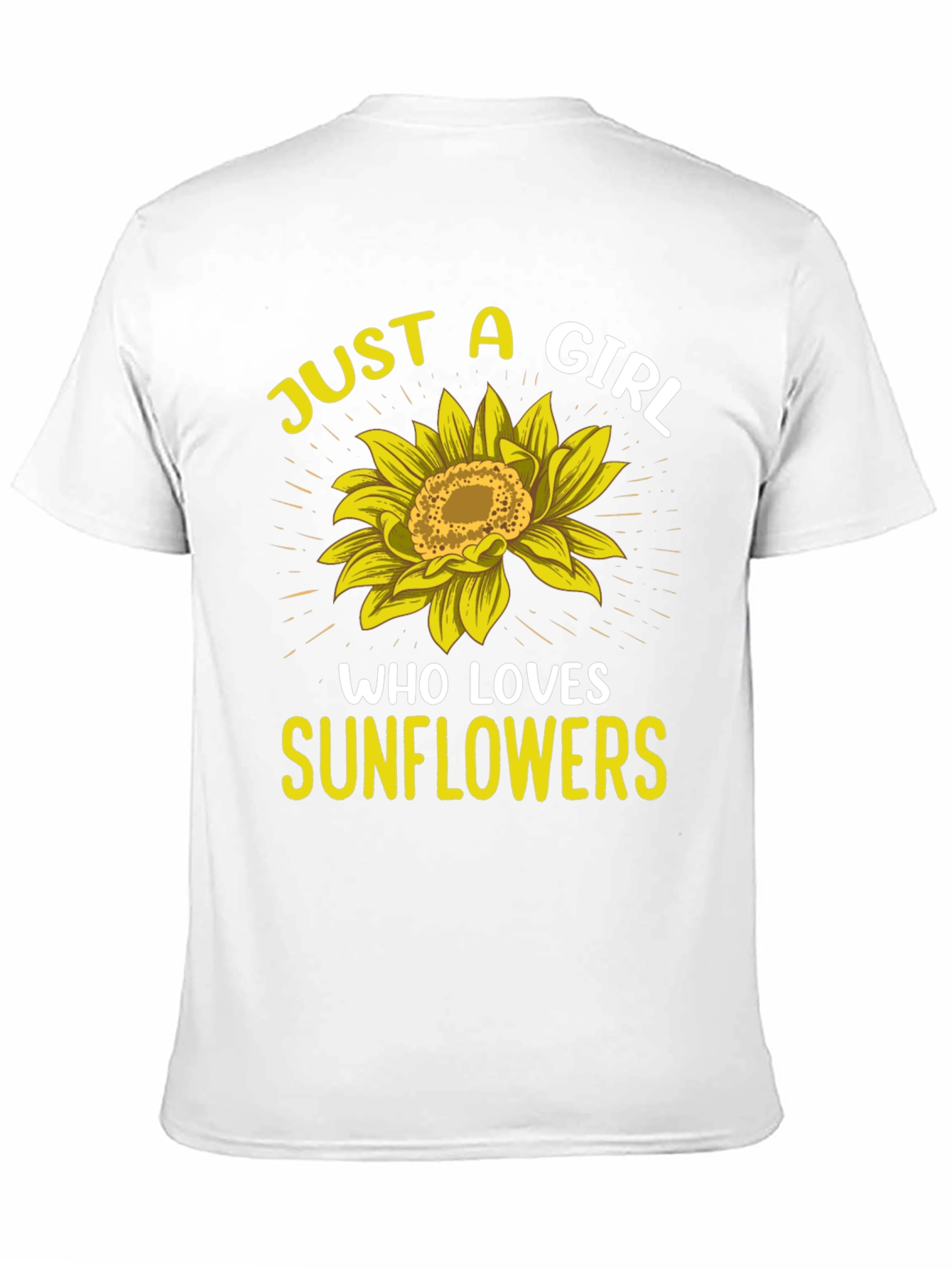 Sunflower Lover Graphic T-Shirt - Just a Girl