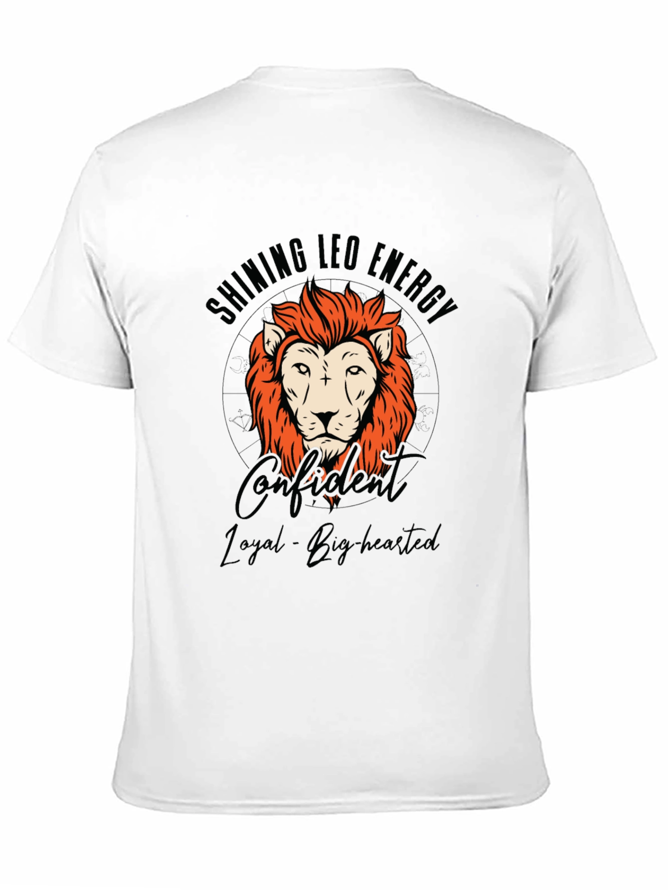 Shining Leo Energy T-Shirt - Confident Lion Tee