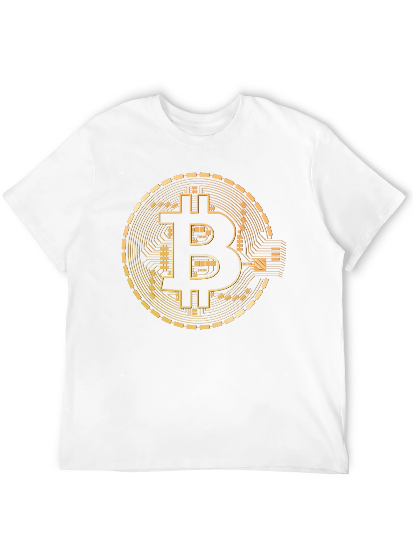 Bitcoin T-Shirt - Golden Crypto Design