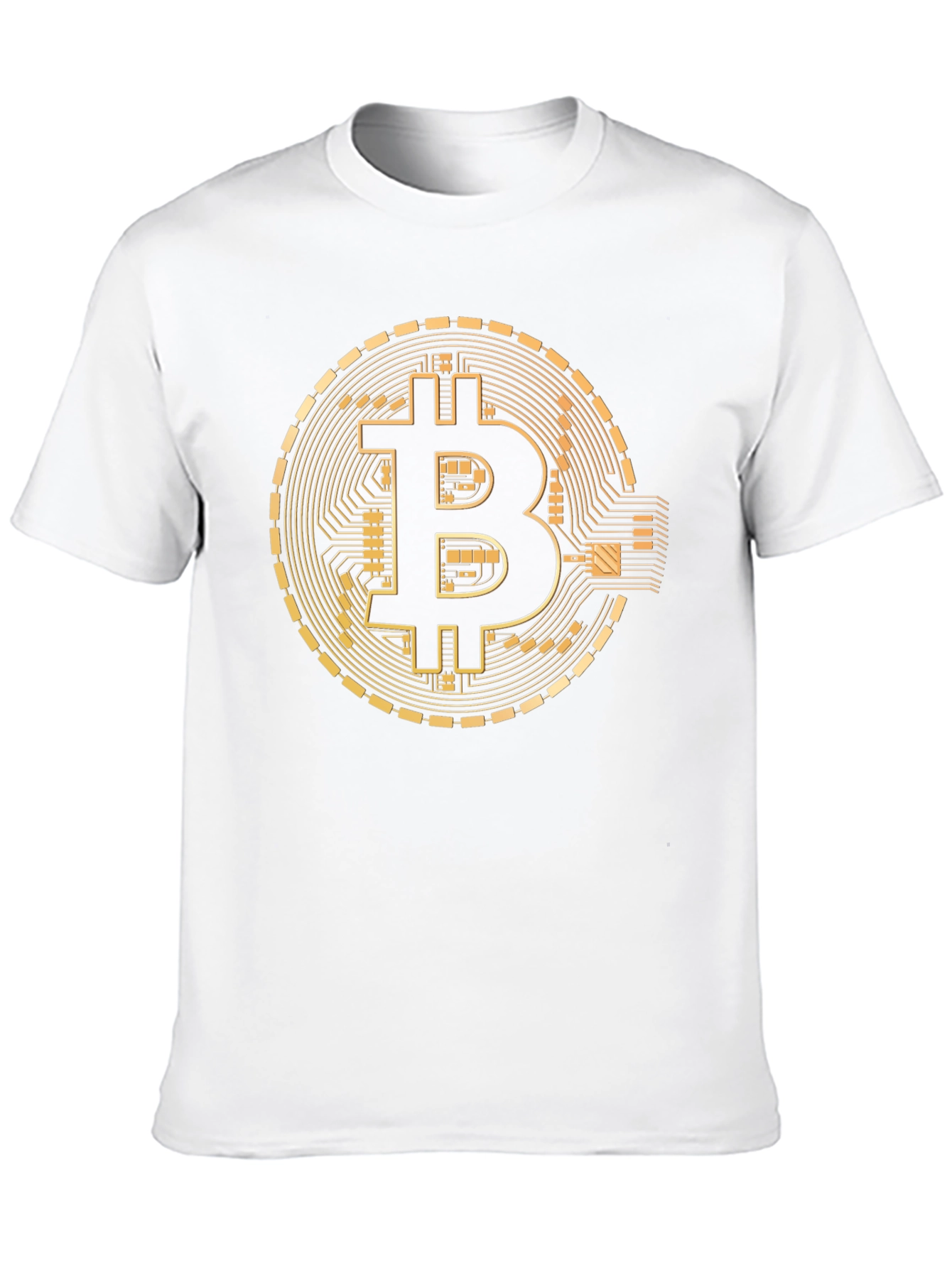 Bitcoin T-Shirt - Golden Crypto Design