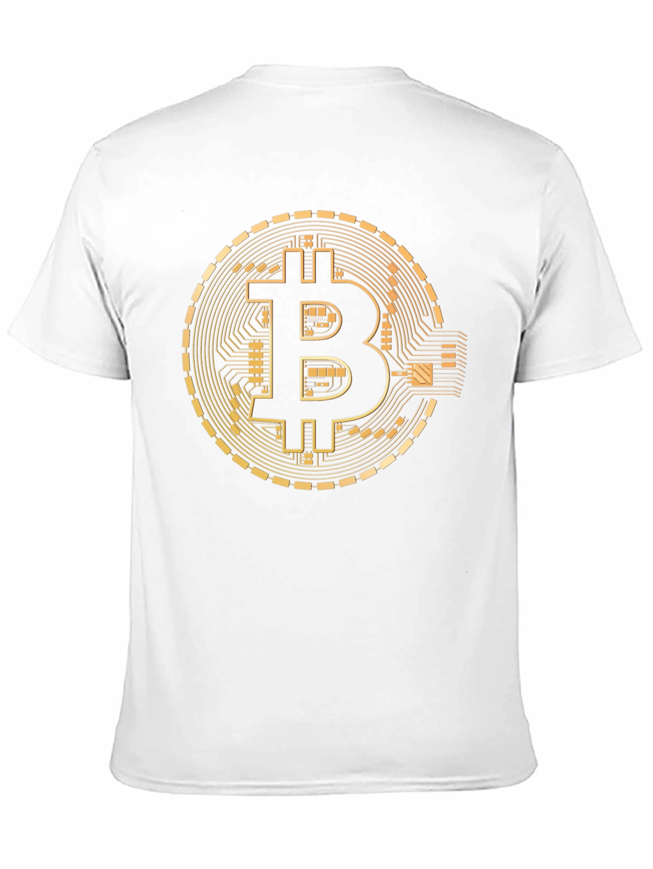 Bitcoin T-Shirt - Golden Crypto Design