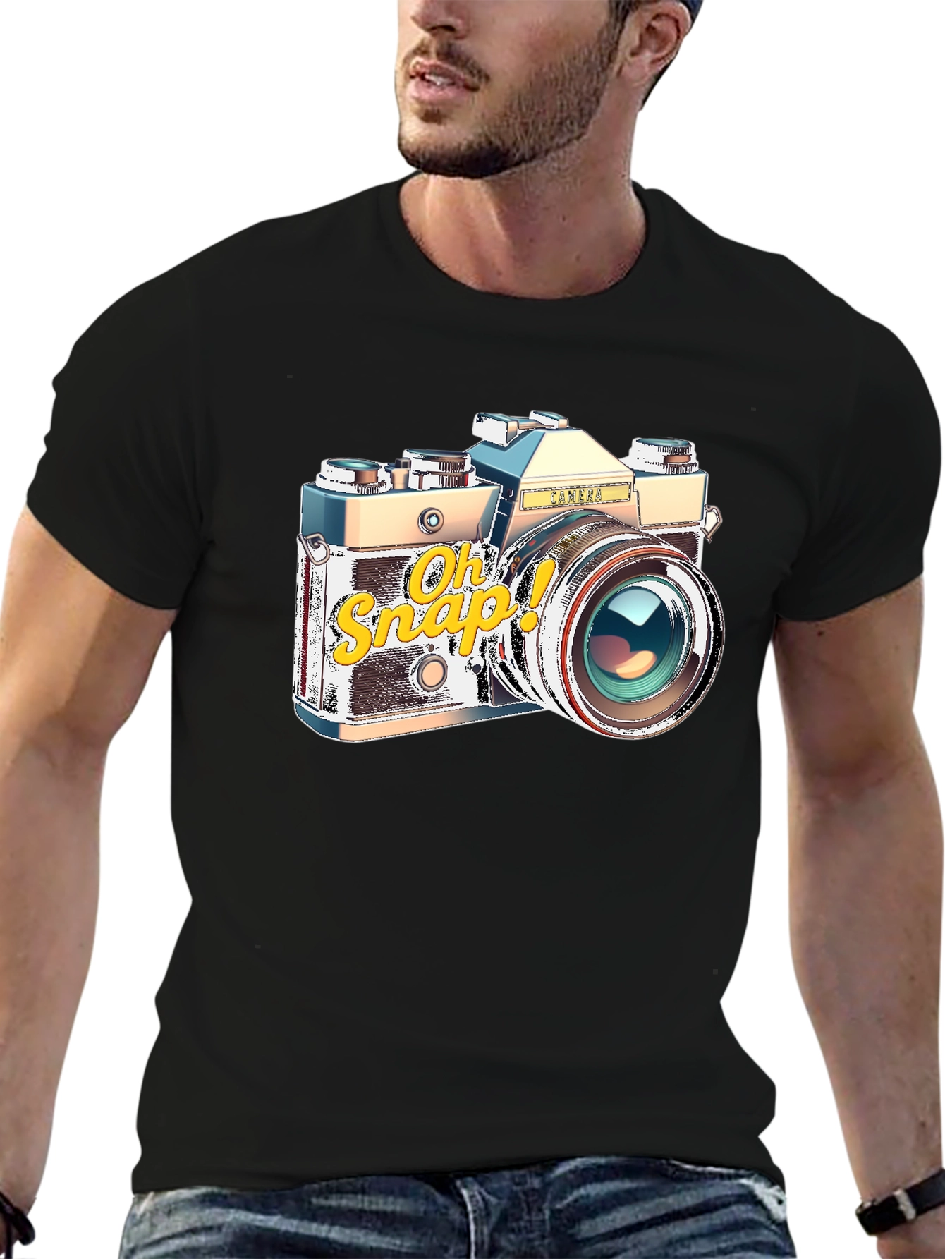 Retro Camera T-Shirt - Oh Snap! Photography Tee