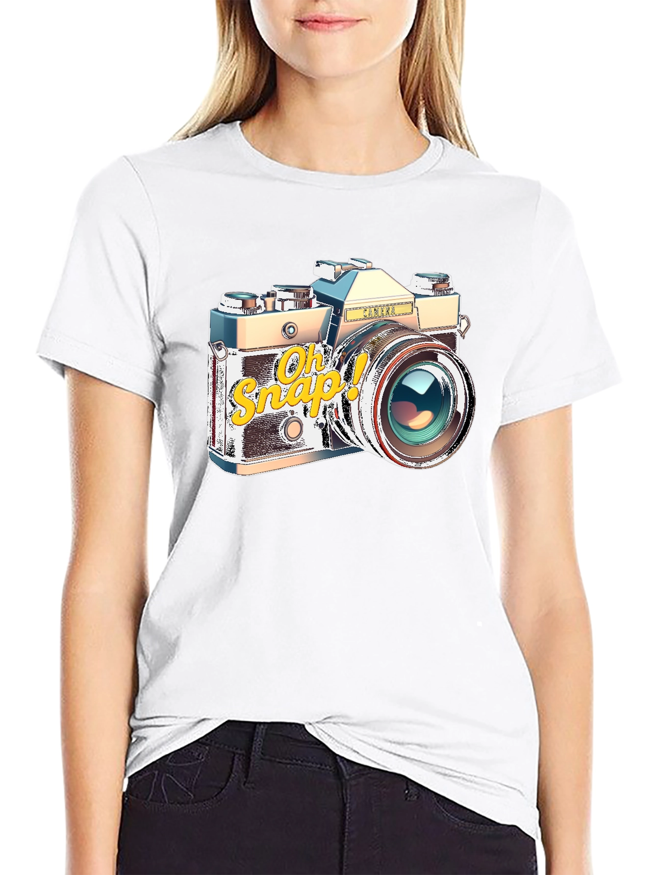 Retro Camera T-Shirt - Oh Snap! Photography Tee