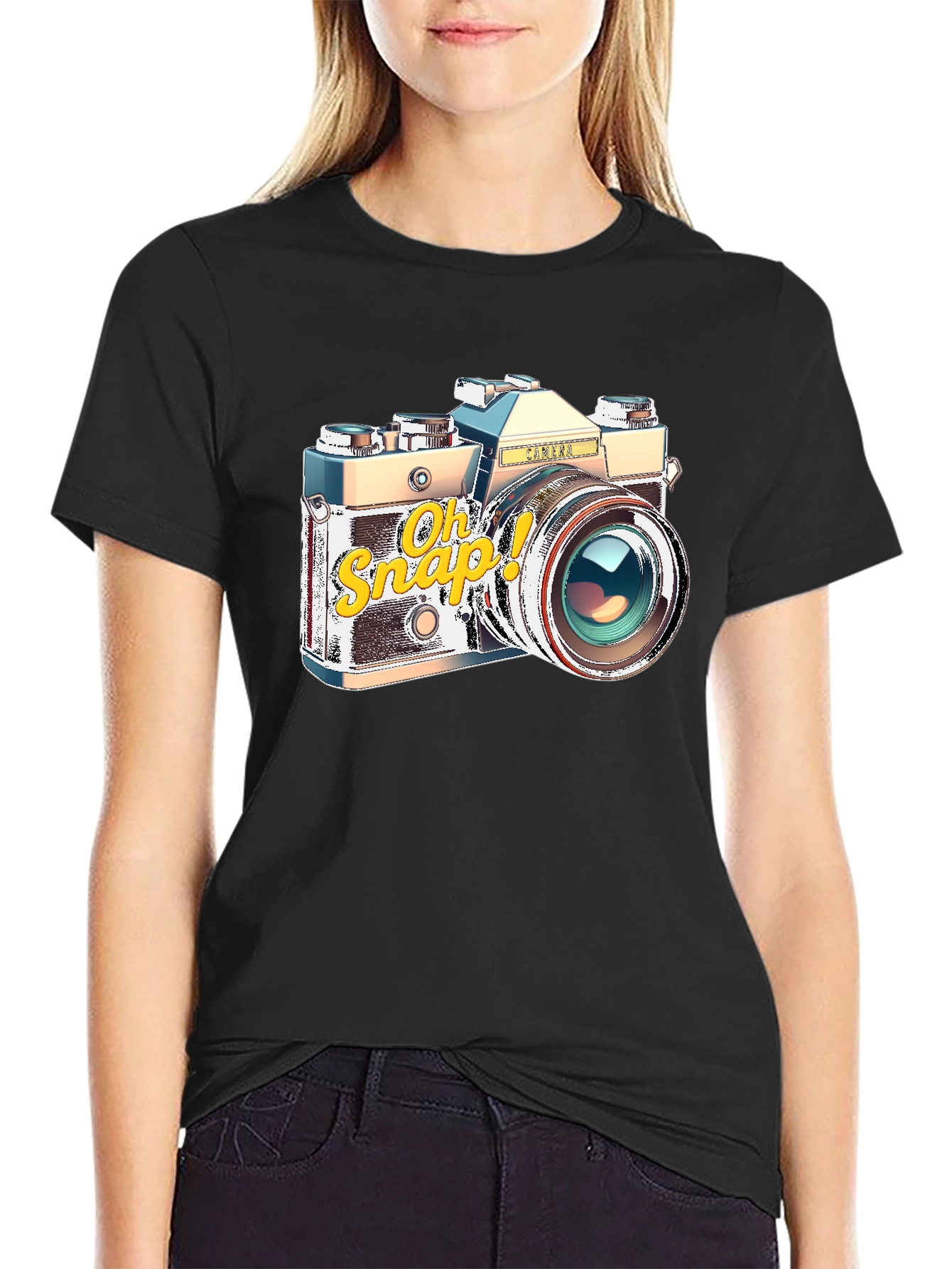 Retro Camera T-Shirt - Oh Snap! Photography Tee