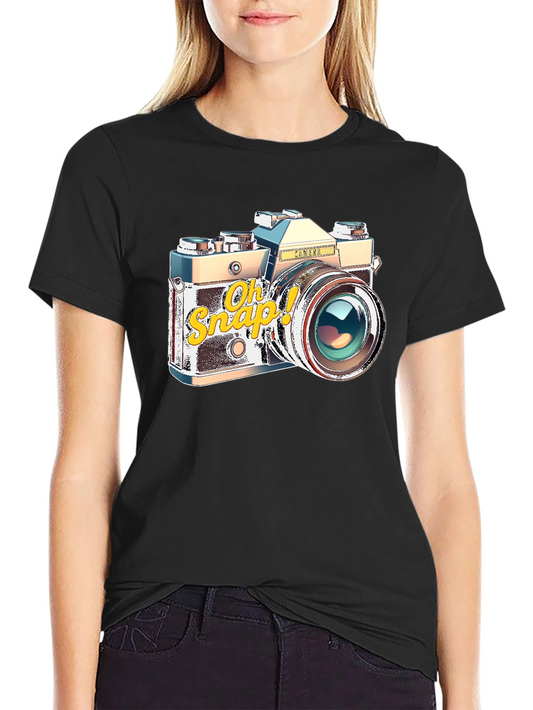 Retro Camera T-Shirt - Oh Snap! Photography Tee