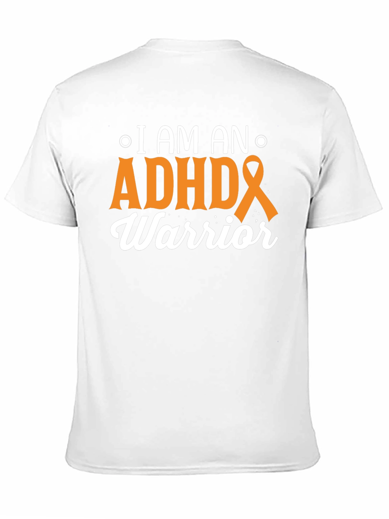 ADHD Warrior Black T-Shirt Awareness Support
