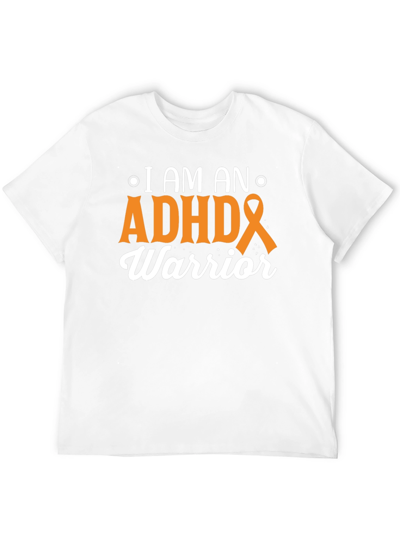 ADHD Warrior Black T-Shirt Awareness Support