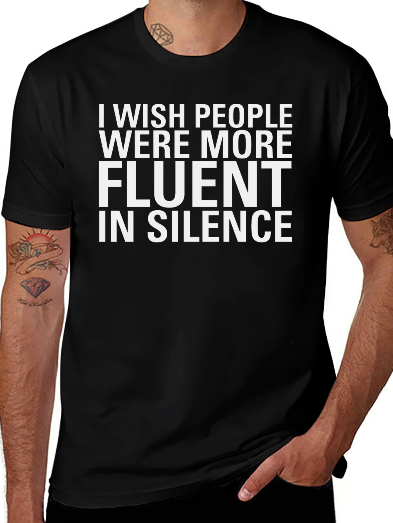 Fluent in Silence Graphic T-Shirt