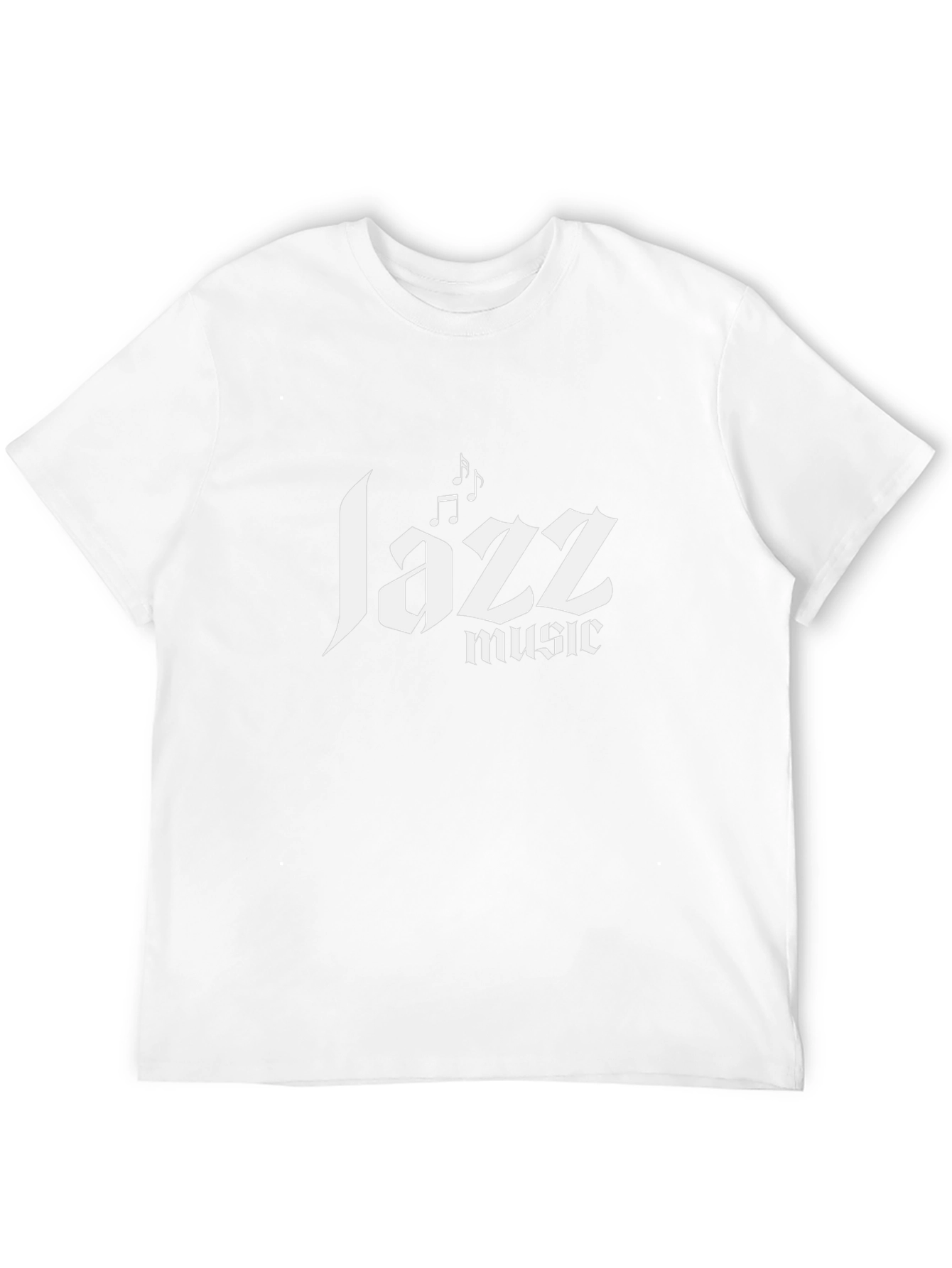 Jazz Music Graphic Tee - Black Cotton T-Shirt