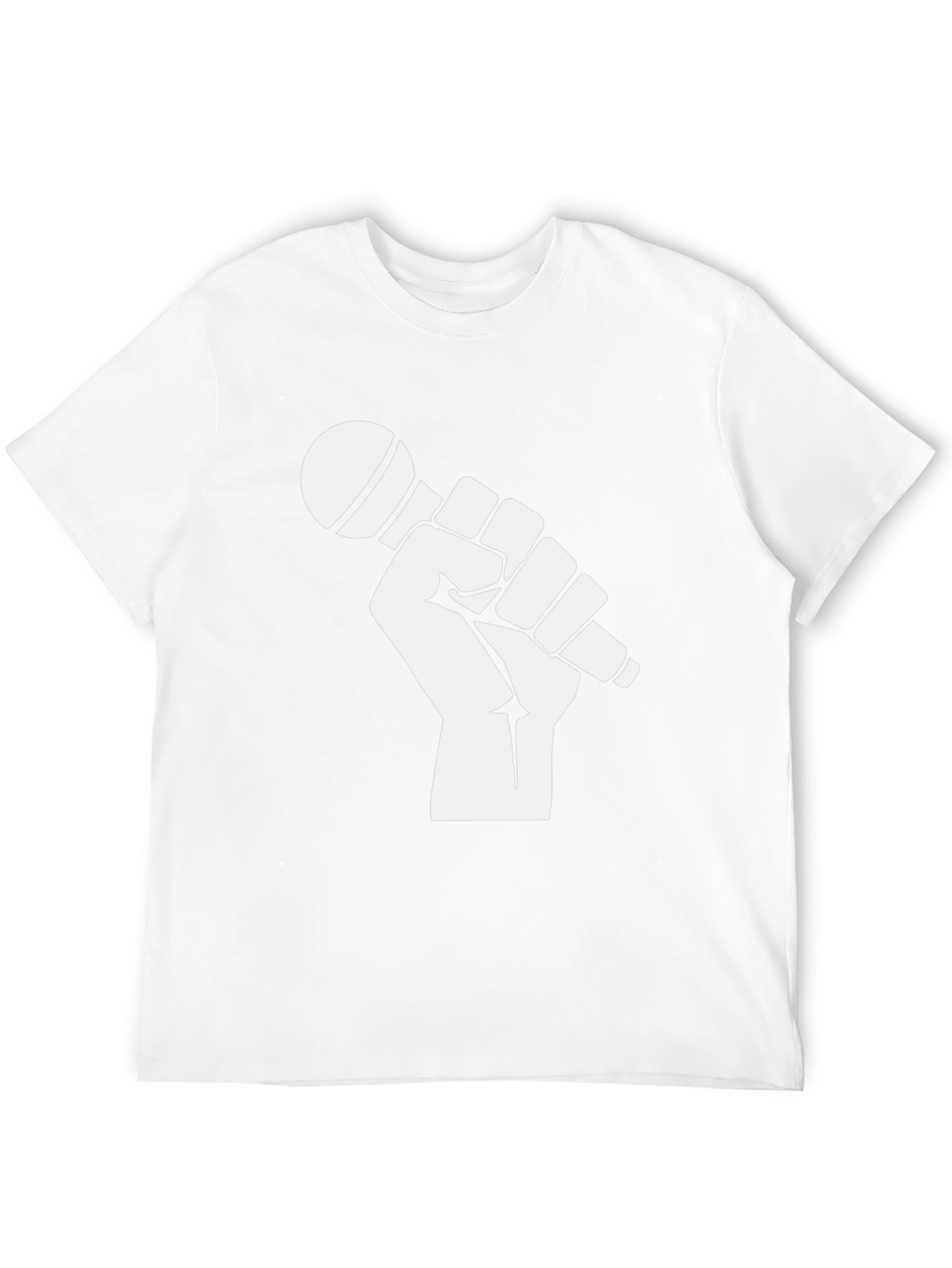 Mic Fist Graphic Tee - Black