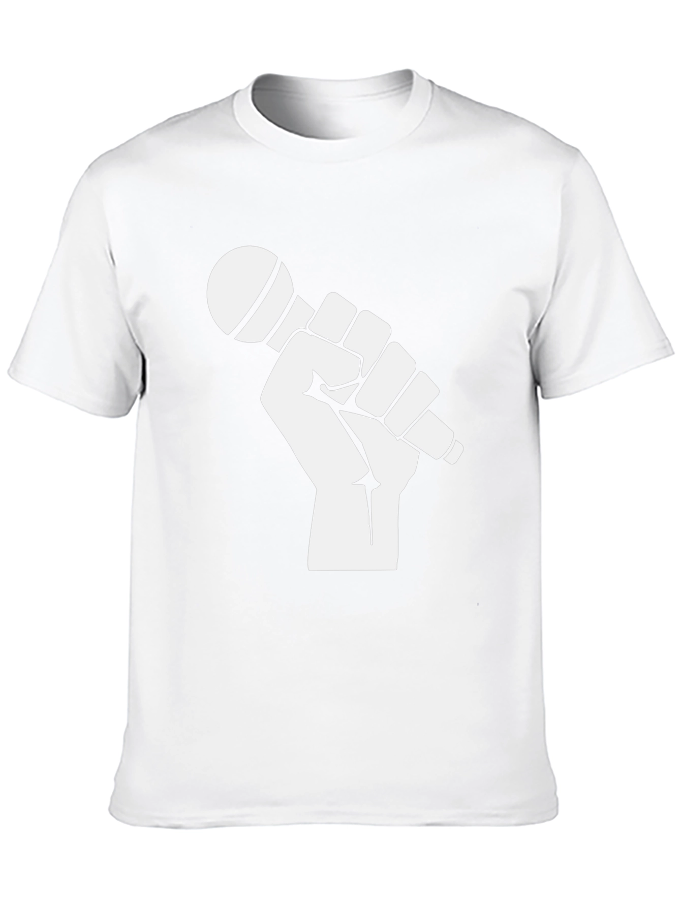 Mic Fist Graphic Tee - Black