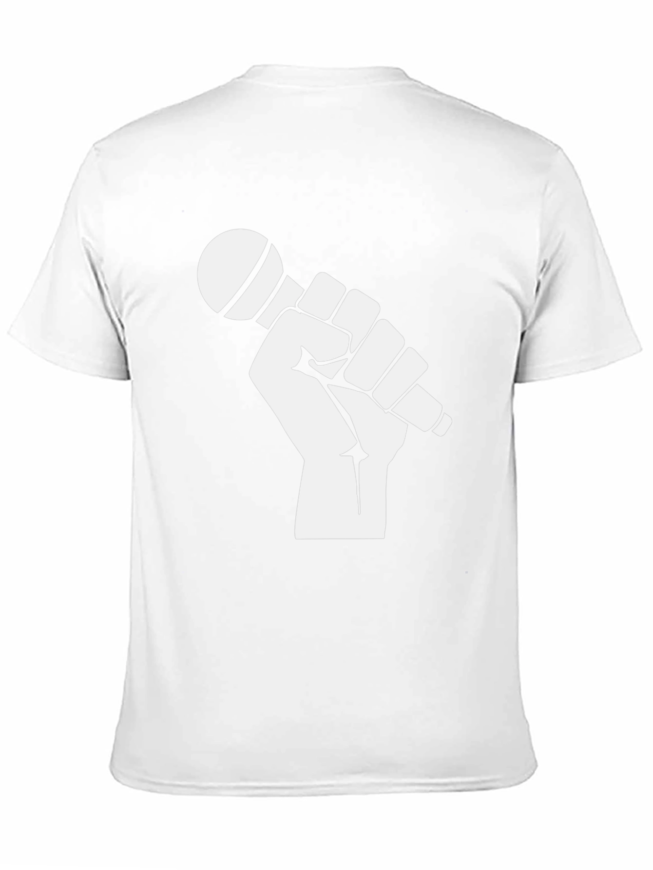 Mic Fist Graphic Tee - Black