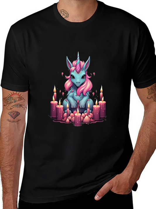 Mystical Unicorn Candlelight T-Shirt