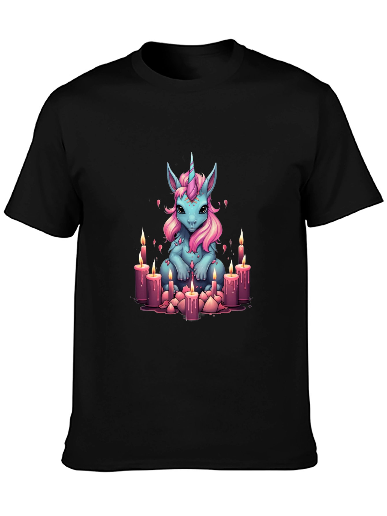 Mystical Unicorn Candlelight T-Shirt