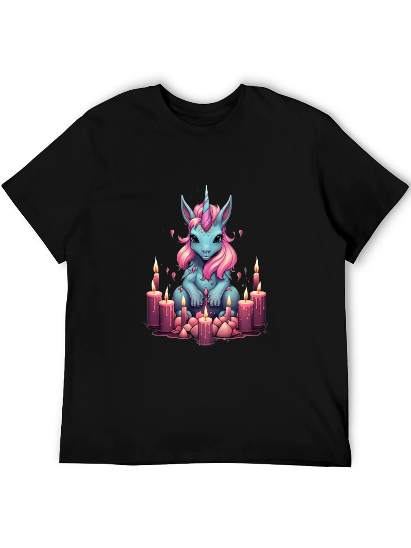 Mystical Unicorn Candlelight T-Shirt