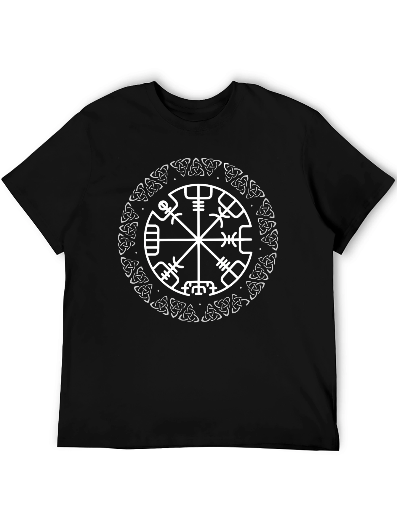 Vegvisir Compass Viking T-Shirt Black