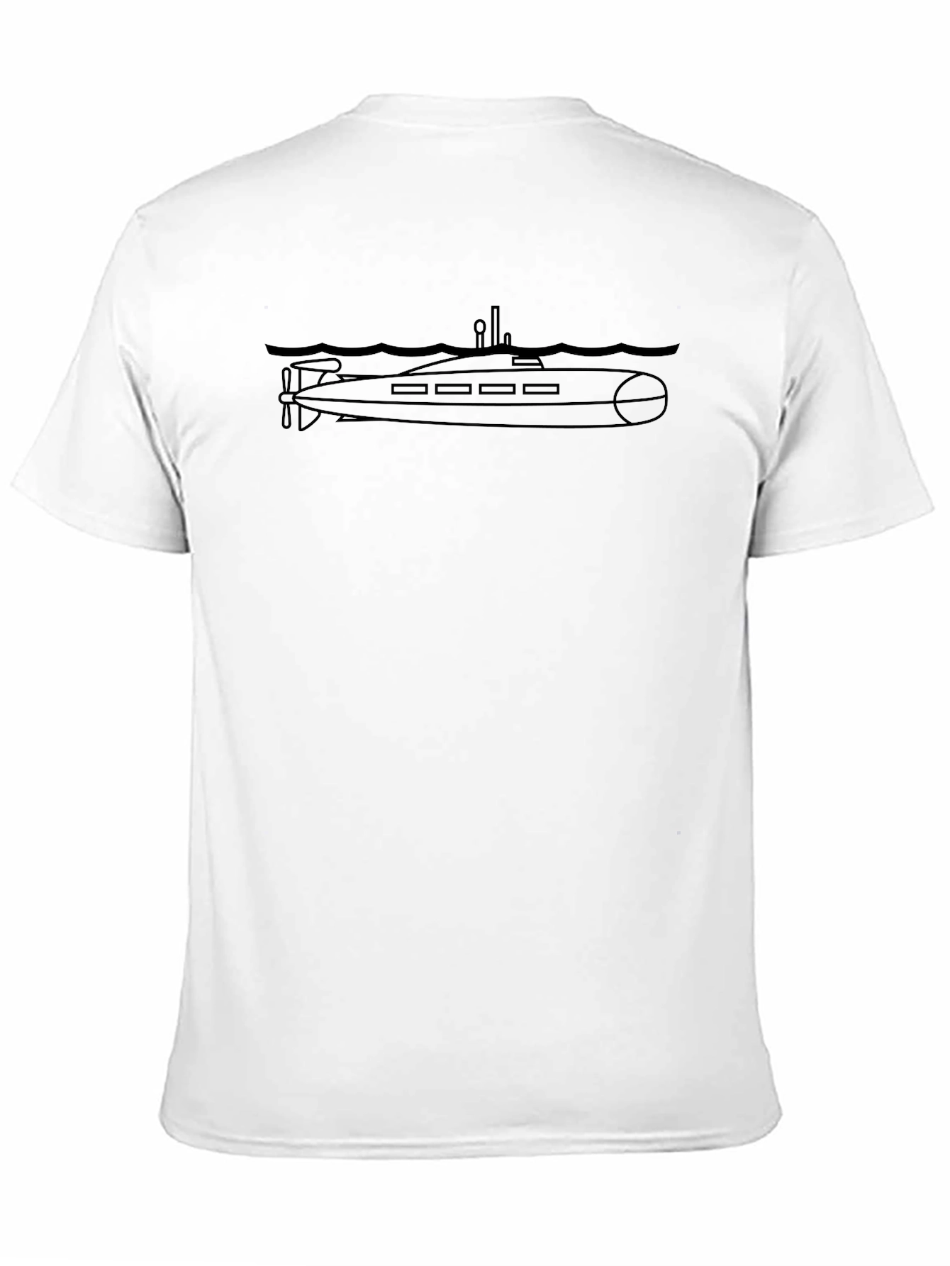 Submarine Graphic Black T-Shirt