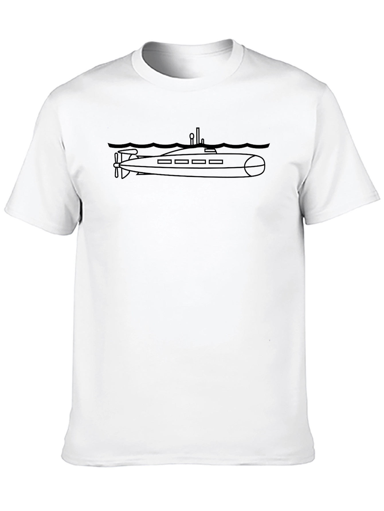 Submarine Graphic Black T-Shirt